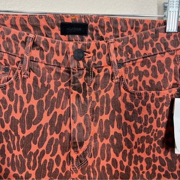 Mother Womens High Waisted Looker Ankle Fray Jeans Animal Attraction Size 26 NWT - Picture 9 of 12